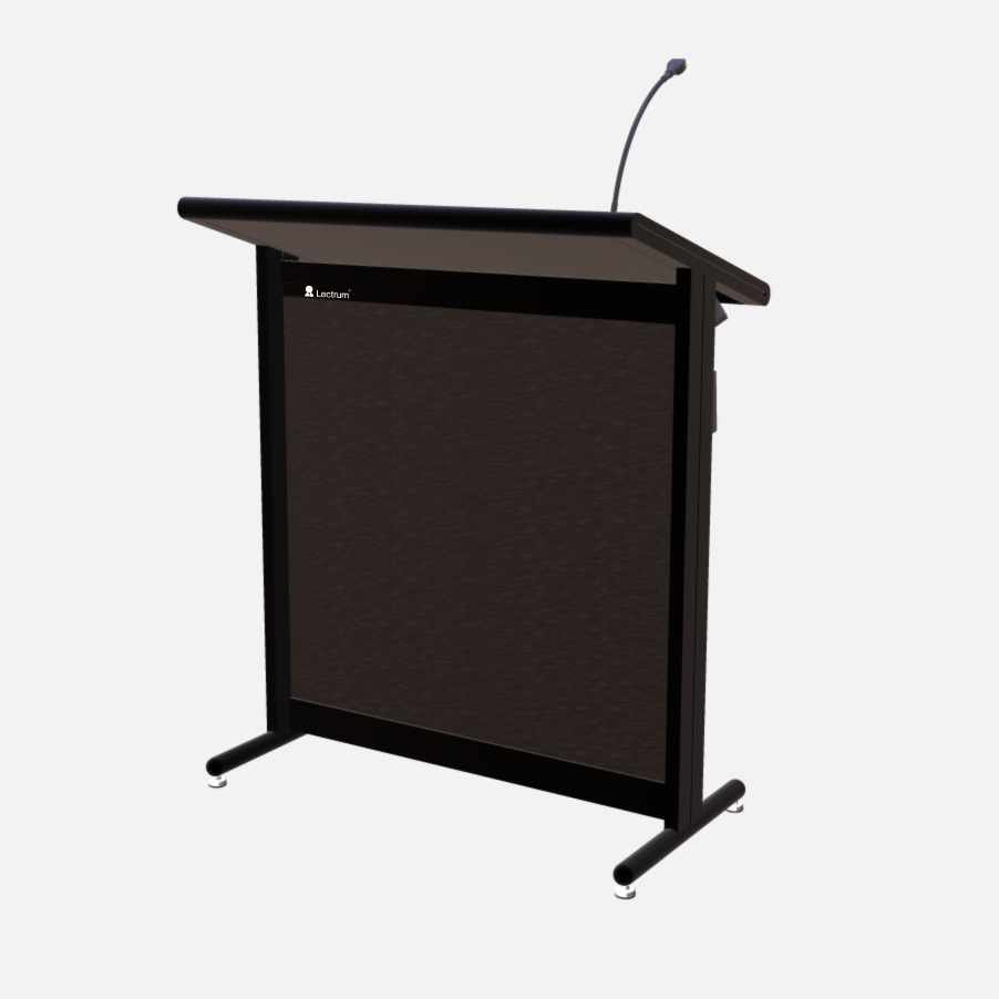 L900 Classic Lectern, extra wide, 2 XLR inputs, reading light & power supply
