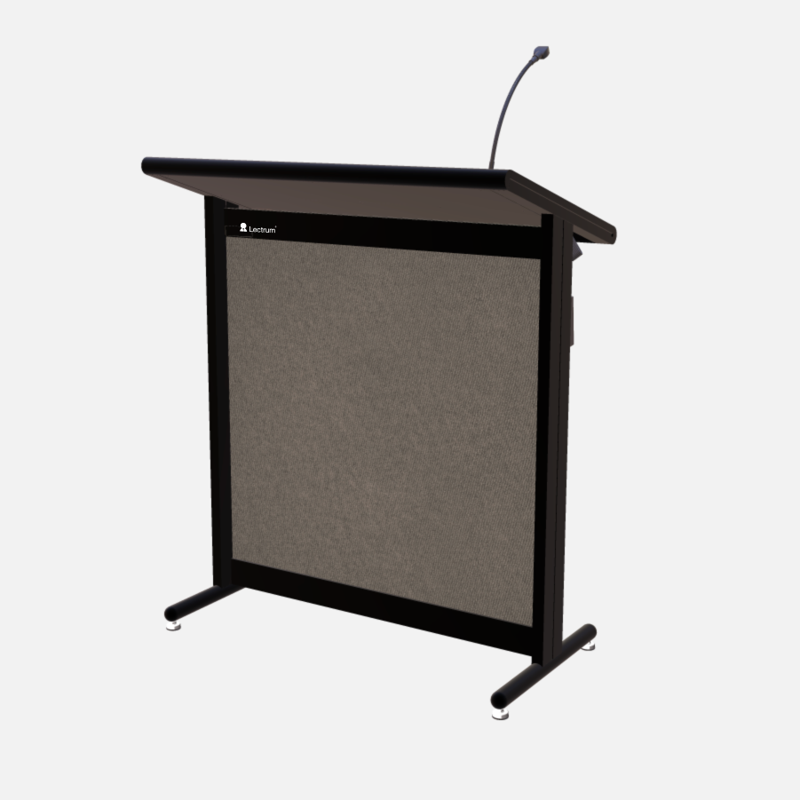 L900 Classic Lectern, extra wide, 2 XLR inputs, reading light & power supply