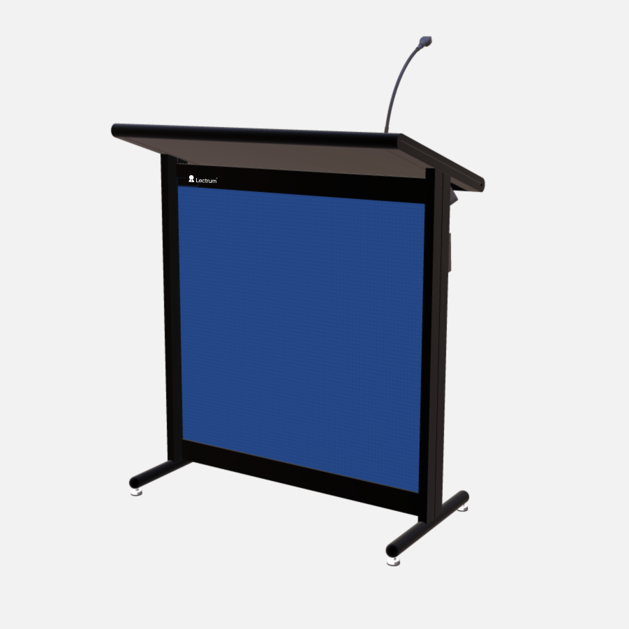 L900 Classic Lectern, extra wide, 2 XLR inputs, reading light & power supply