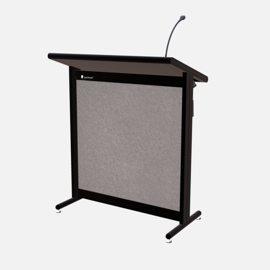 L900 Classic Lectern, extra wide, 2 XLR inputs, reading light & power supply