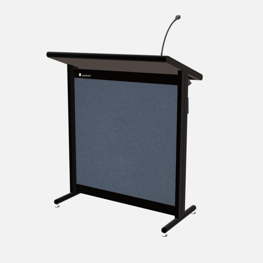 L900 Classic Lectern, extra wide, 2 XLR inputs, reading light & power supply