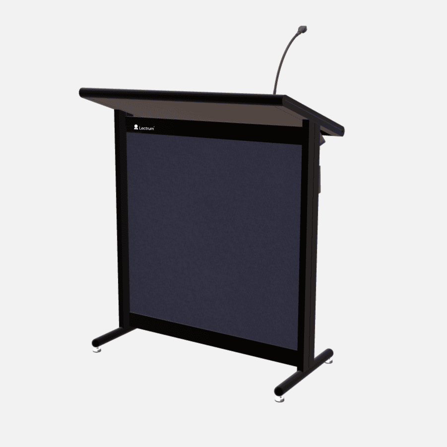 L900 Classic Lectern, extra wide, 2 XLR inputs, reading light & power supply