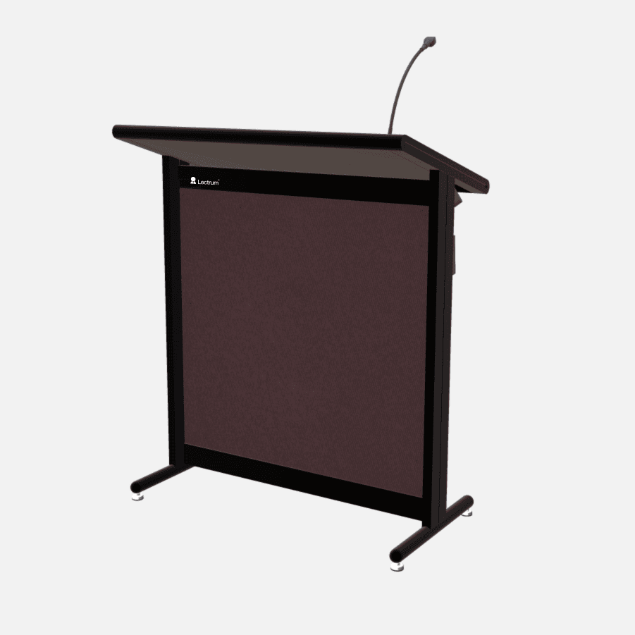 L900 Classic Lectern, extra wide, 2 XLR inputs, reading light & power supply