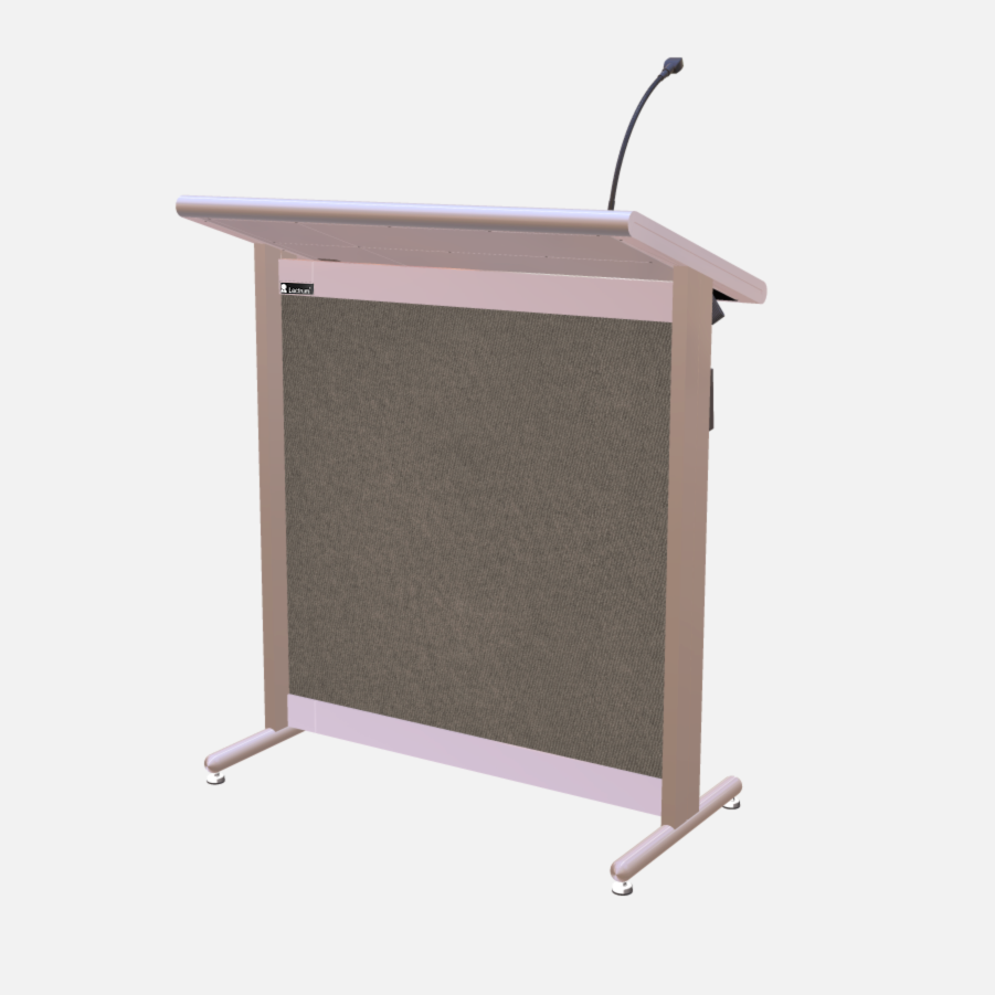 L900 Classic Lectern, extra wide, 2 XLR inputs, reading light & power supply