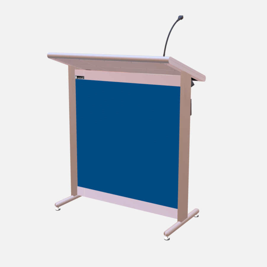 L900 Classic Lectern, extra wide, 2 XLR inputs, reading light & power supply