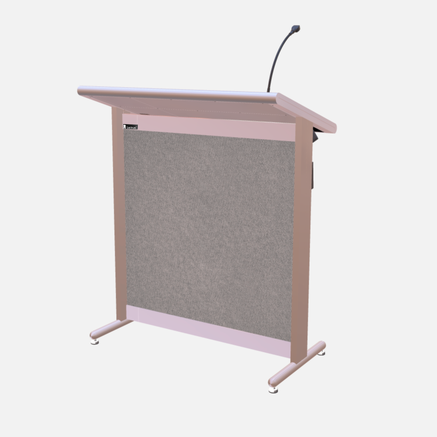 L900 Classic Lectern, extra wide, 2 XLR inputs, reading light & power supply