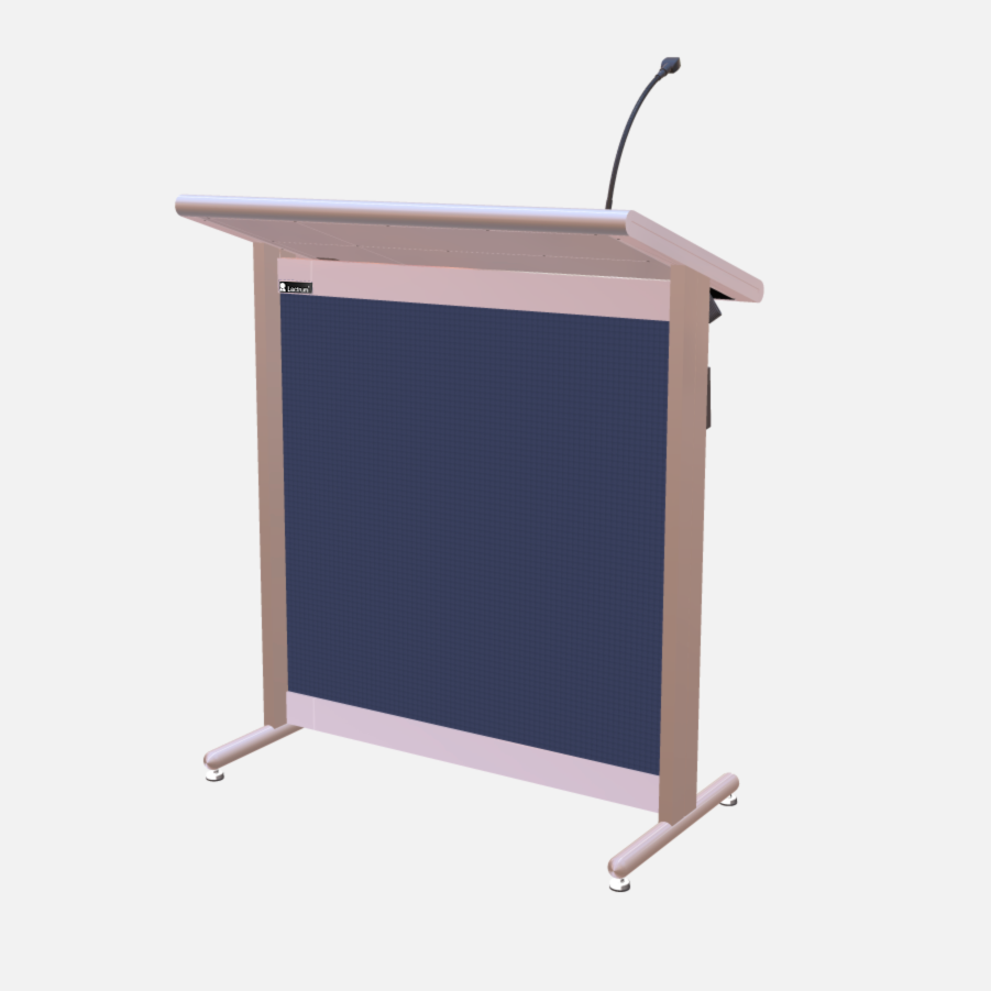 L900 Classic Lectern, extra wide, 2 XLR inputs, reading light & power supply