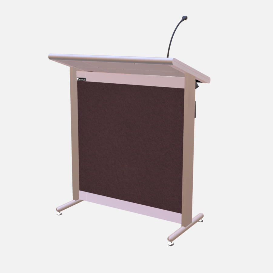L900 Classic Lectern, extra wide, 2 XLR inputs, reading light & power supply
