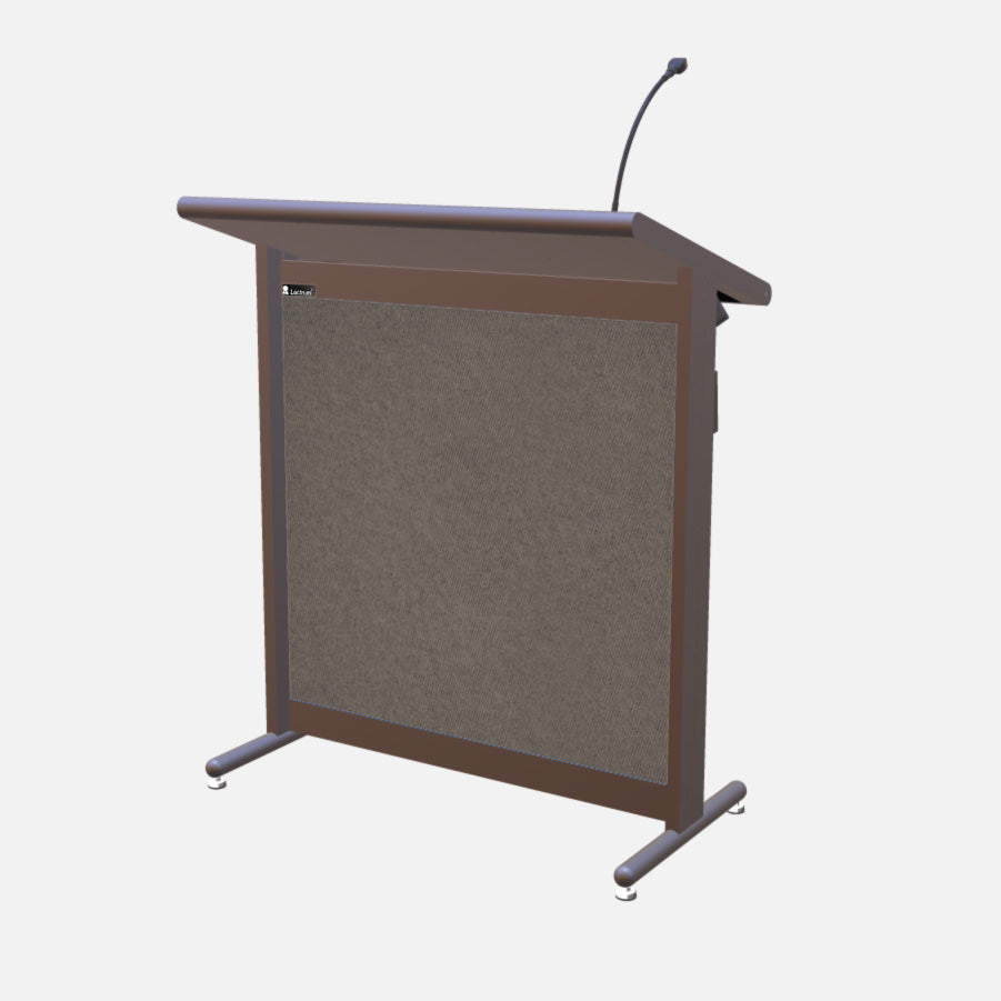 L900 Classic Lectern, extra wide, 2 XLR inputs, reading light & power supply