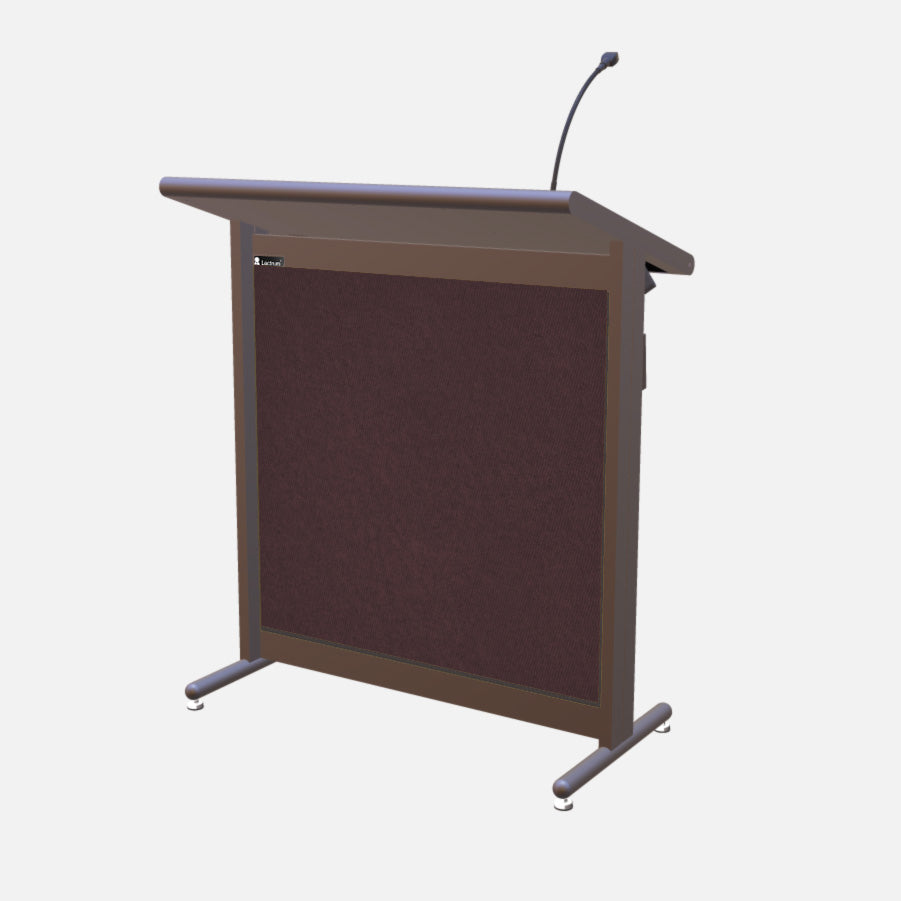 L900 Classic Lectern, extra wide, 2 XLR inputs, reading light & power supply